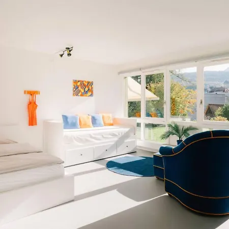 Appartement Baytrail In See- Und Bergnaehe, Modern, Mit Garten, 4 Gaeste Spiez