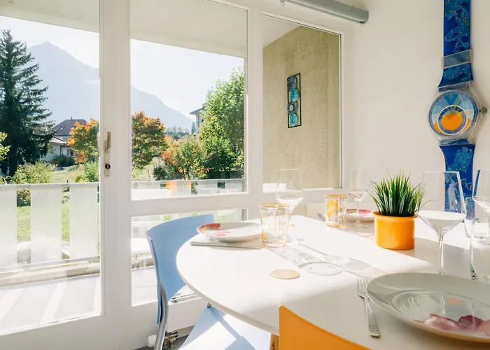 Baytrail In See- Und Bergnaehe, Modern, Mit Garten, 4 Gaeste Spiez